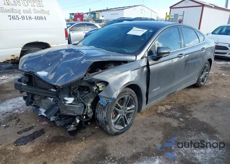 2018 Ford Fusion Hybrid S from USA, damaged, VIN 3FA6P0UU8JR144549